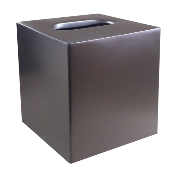 nu steel Basic Square Luxury Tissue Box Holder, Oil Rubbed Bronze TG9H-ORB