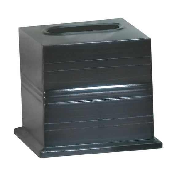 nu steel Bogart Metal Facial Tissue Box Cover, Boutique Container for Bathroom Vanity Countertops, Oil Rubbed Bronze