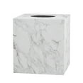 thumbnail image 1 of nu steel Compton Tissue Box Holder in Marble Patterned Resin RES854-9H, 1 of 5