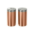 thumbnail image 1 of nu steel Jumbo Salt & Pepper Shaker Set of 2, 15 Oz. Stainless Steel with Copper Finish, Small, Shiny TG-JSP-C, 1 of 4