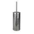 thumbnail image 1 of nu steel Laser Cut Chrome Toilet Brush Holder with Lid  TBH-03-CHR, 1 of 7