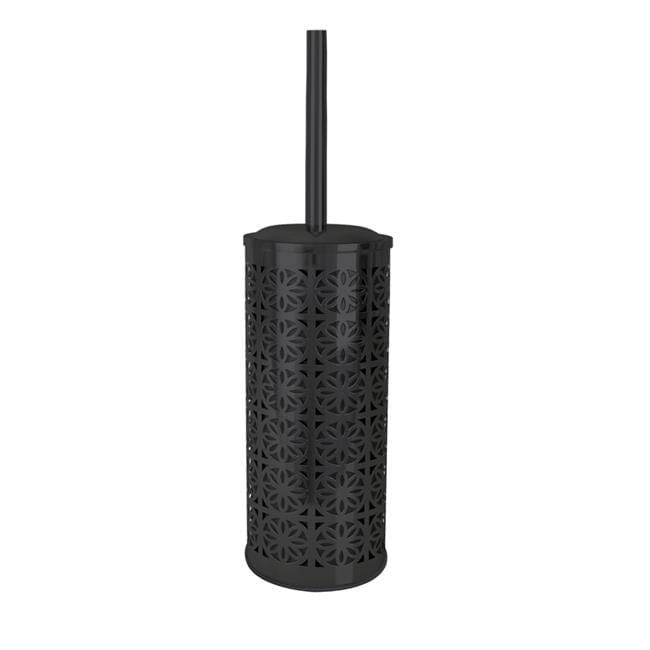nu steel Laser Cut Oil-Rubbed Bronze Toilet Brush Holder with Lid  TBH-03-ORB