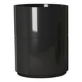 thumbnail image 1 of nu steel Loft Wastebasket Shiny Black Resin Finish, 1 of 4