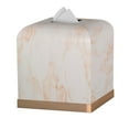 thumbnail image 1 of nu steel Misty Copper collection Tissue Box Cover, Perfect For Home & Bathroom Accessories, 1 of 5