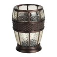 thumbnail image 1 of nu steel Resin crackled Ice Tumbler Cup for Bathroom Vanity Countertops for Rinsing, Drinking, Storing Dental Accessories and Organizing Makeup Brushes, Eye Liners - Oil rubbed bronze, 1 of 4