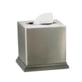 thumbnail image 1 of nu steel Rosemont Boutique Tissue Box cover Brushed Stainless Square for Bathroom Vanity Countertops  RM9H, 1 of 6