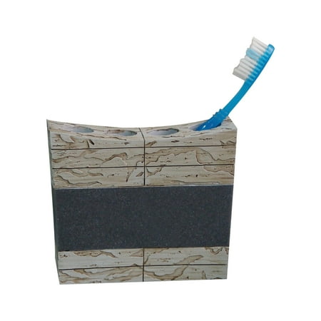 nu steel Rustic, made of cement Toothbrushes, Electric Spin Toothbrush, Razors, Makeup Brushes for bathrooms Storage, Bath Collection, Bathroom Vanity Countertops - Antique Stone