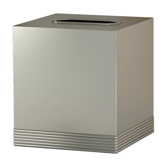 nu steel Special Metal Square Facial Tissue Box Cover Holder for Bathroom Vanity Countertops SPM9H
