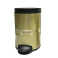 thumbnail image 1 of nu steel Stainless Steel Step Garbage Trash Can with Lid: 5 liter/1.32 gal for the Kitchen, Bathroom, Bedroom, Patio, RV – Gold Finish STP-JW01, 1 of 4