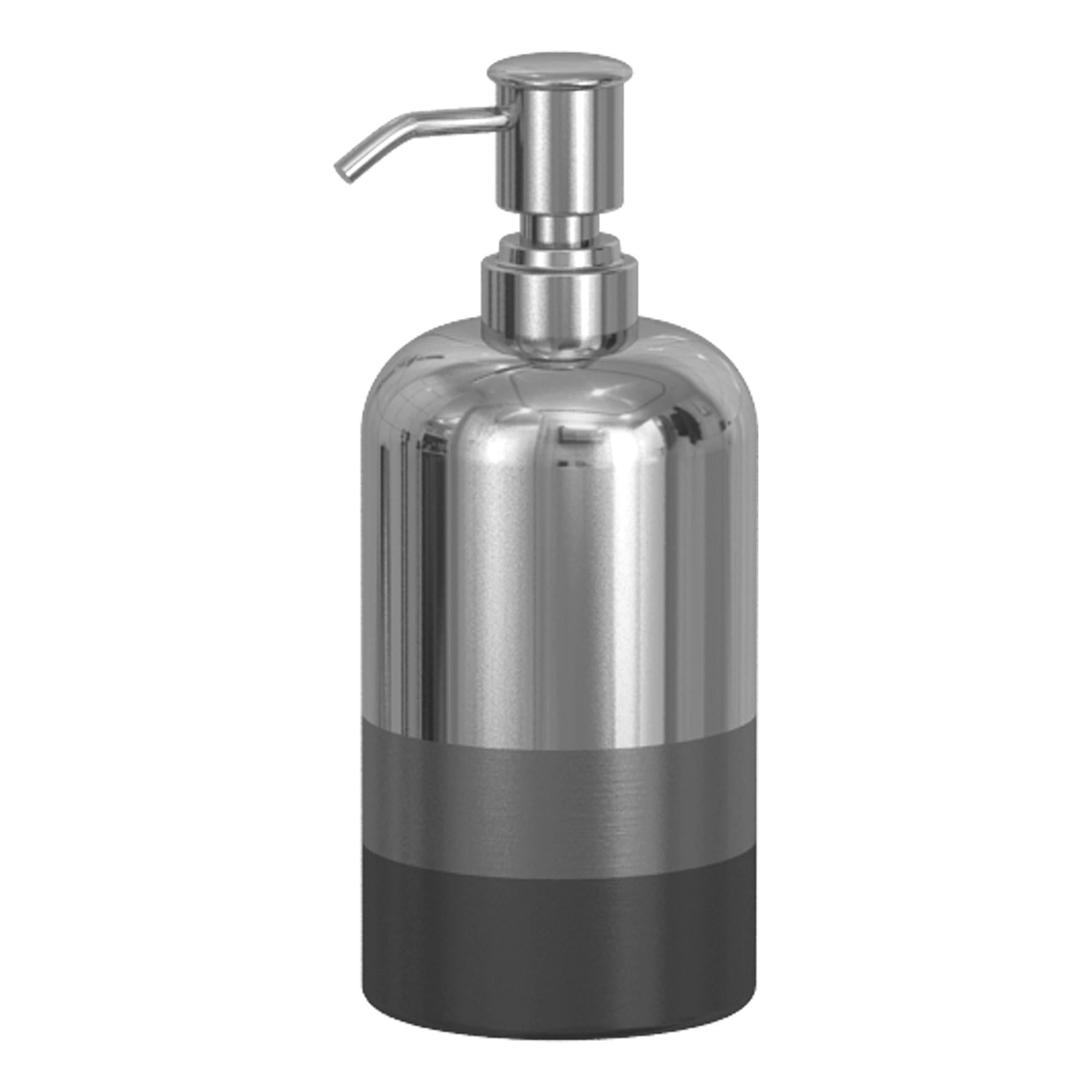 Nu Steel (Set Of 9) Iceberg Bath Accessory Set In Ice Gray: Includes Q-Tip Jar