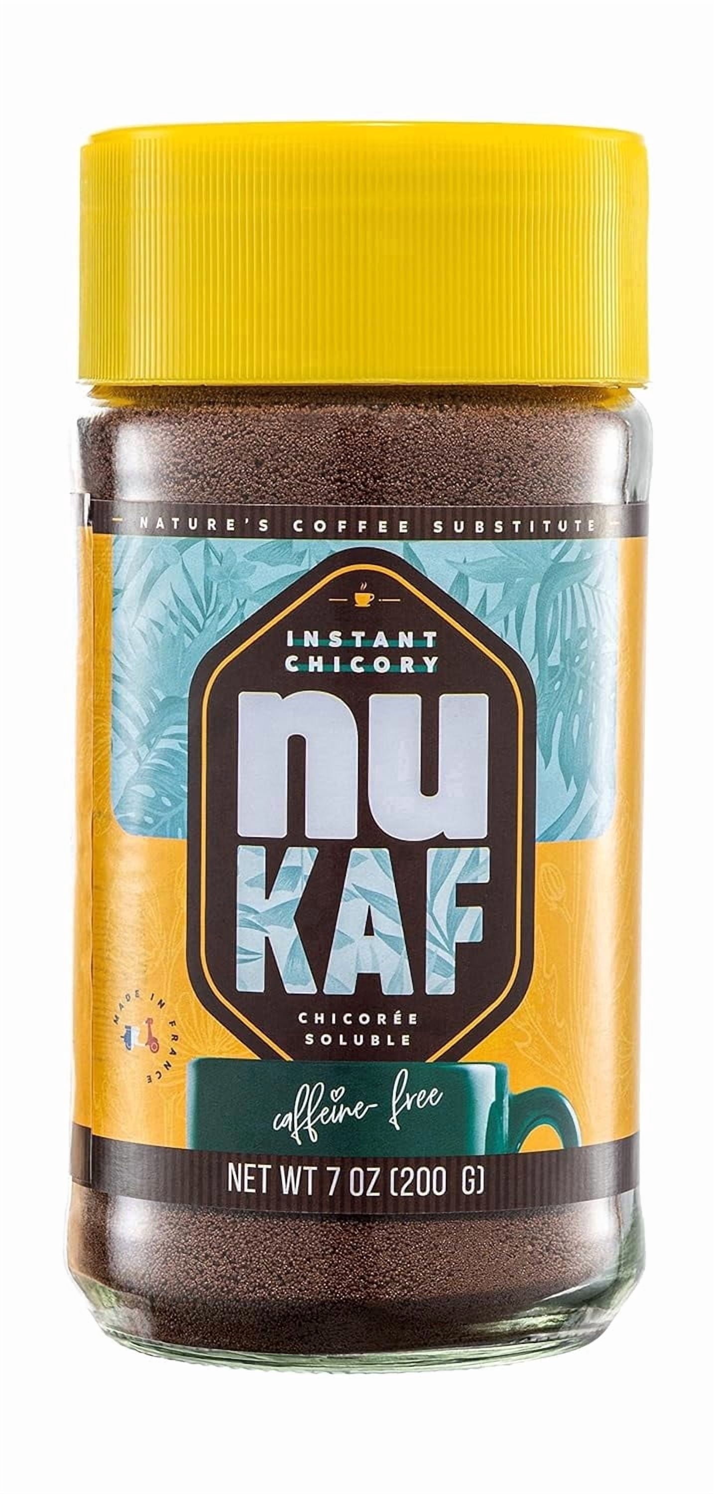Gourmanity nuKAF Instant Chicory Coffee Alternative, 100% Pure