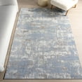 thumbnail image 1 of nuLOOM Aaliyah Casual Abstract Machine Washable Area Rug, 6' 7" x 9', Blue, 1 of 1