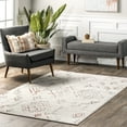 thumbnail image 1 of nuLOOM Abigail Abstract Symbols Area Rug, 8' x 10', Light Gray, 1 of 9