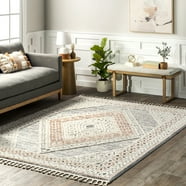 Diamond Aztec Tufted Flat Weave Area Rug 7