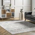 thumbnail image 1 of nuLOOM Adah Textured Geometric Area Rug, 8' x 9' 8", Gray, 1 of 2