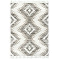 thumbnail image 1 of nuLOOM Adelade Aztec High Low Shaggy Tassel Area Rug, 4' x 6', Beige, 1 of 2