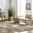 thumbnail image 1 of nuLOOM Adrienne Durable Abstract Contemporary Area Rug, 8' 10" x 12', Grey, 1 of 2