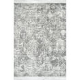 thumbnail image 1 of nuLOOM Agata Textured Tassel Area Rug, 4' x 6', Light Gray, 1 of 2