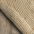thumbnail image 1 of nuLOOM Alanis Farmhouse Jute Area Rug, 5' x 8', Oval, Alanis Natural, 1 of 5