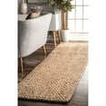 thumbnail image 1 of nuLOOM Alanna Diamond Jute Area Rug, 2' 6" x 8', Runner, Alanna Natural, 1 of 6