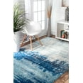 thumbnail image 1 of nuLOOM Alayna Abstract Area Rug, 6' 7" x 9', Blue, 1 of 3