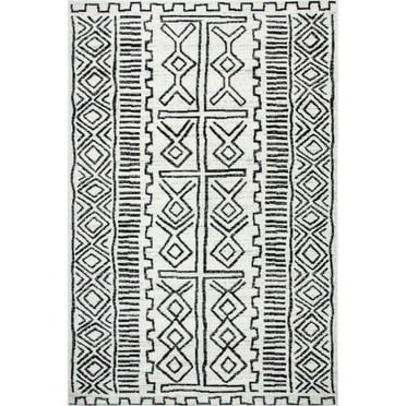 nuLOOM Alisa Tribal Area Rug, 4' x 6', Gray
