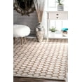 thumbnail image 1 of nuLOOM Alisha Honeycomb Reversible Jute Area Rug, 5' x 8', Natural, 1 of 2