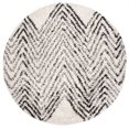 thumbnail image 1 of nuLOOM Amanda Moroccan Chevron Tassel Shag Area Rug, 4', Off White, 1 of 3