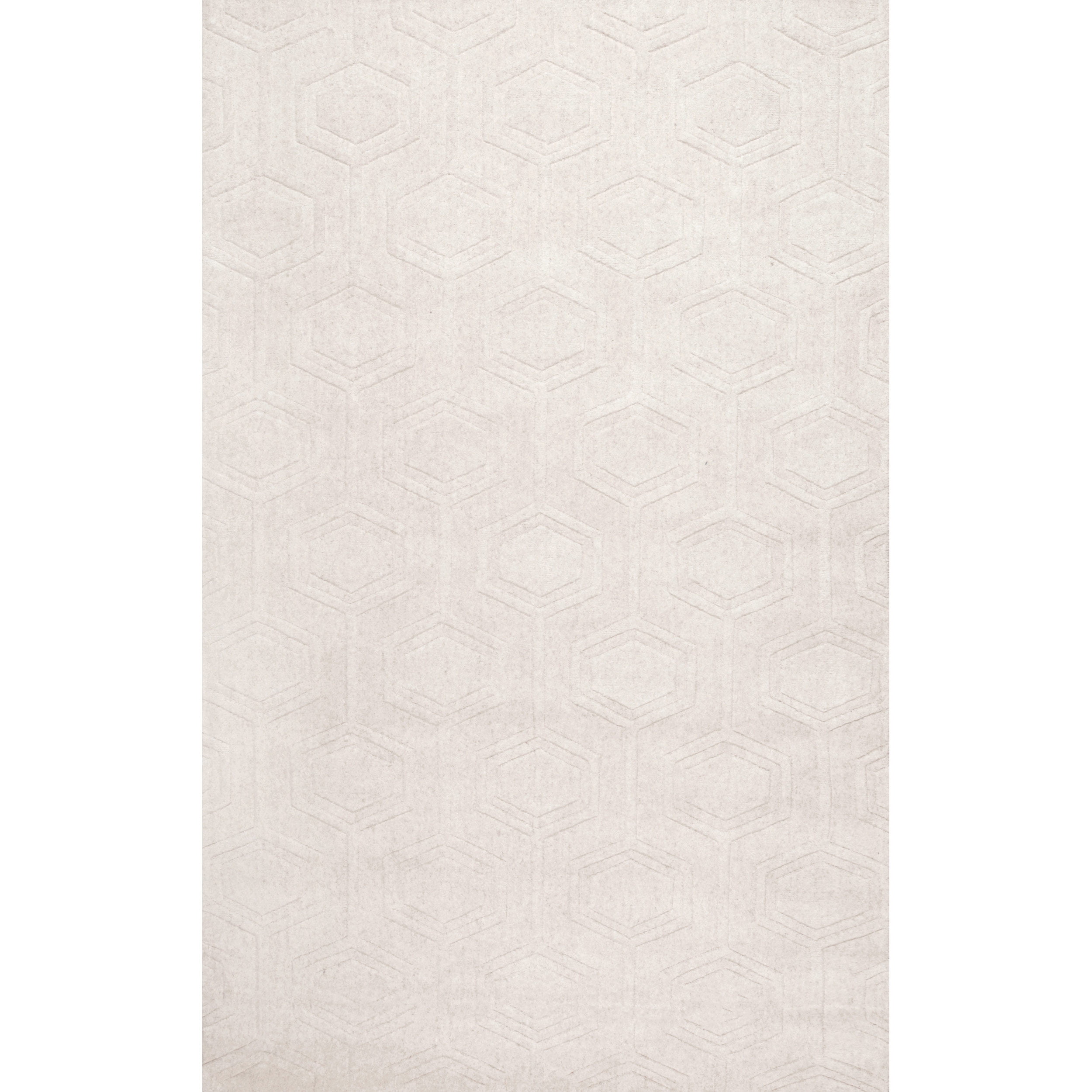 nuLOOM Ambrose Hand Woven Wool Area Rug, 9' 6" x 13' 6", Ivory
