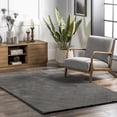 thumbnail image 1 of nuLOOM Amy Casual Faux Rabbit Machine Washable Area Rug, 7' 6" x 9' 6", Gray, 1 of 9