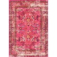 thumbnail image 1 of nuLOOM Anabel Distressed Floral Area Rug, 6' 7" x 9', Pink, 1 of 2