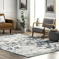 thumbnail image 1 of nuLOOM Angelina Modern Abstract Area Rug, 4' 3" x 6', Blue, 1 of 9