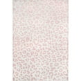 thumbnail image 1 of nuLOOM Annette Modern Leopard Print Area Rug, 4' x 6', Baby Pink, 1 of 9