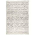 thumbnail image 1 of nuLOOM Ansley Moroccan Lattice Tassel Light Grey 7' 10" x 10' 10" Modern Area Rug, 1 of 7