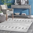 thumbnail image 1 of nuLOOM Tinsley Faded Geometric Banded Area Rug, 3' x 5', Harper Grey, 1 of 5