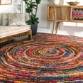 thumbnail image 1 of nuLOOM Ardelle Swirl Shag Accent Rug, 3' 3" x 5', Multi, 1 of 2