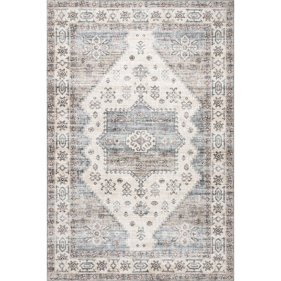 nuLOOM Area Rug, 4' x 6', Beige