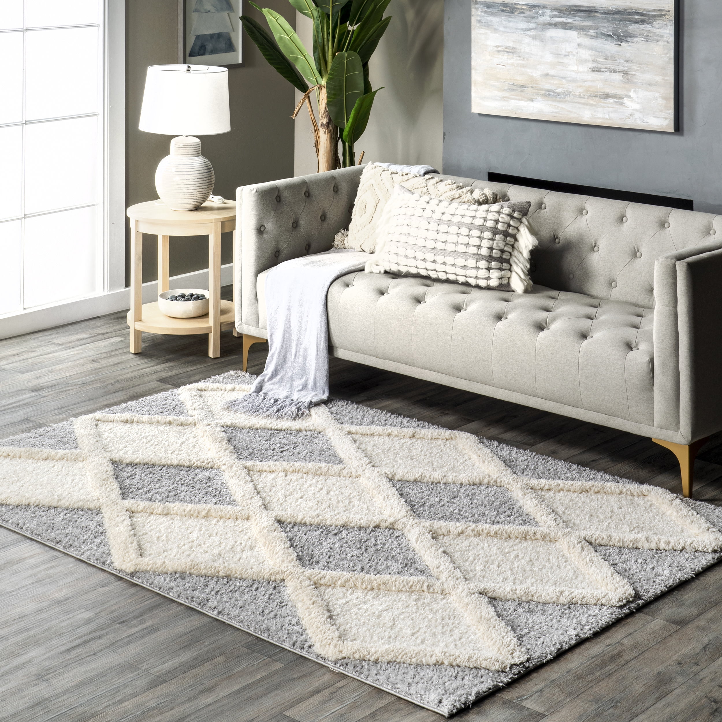 nuLOOM Area Rug, 5' x 7' 6", Blue