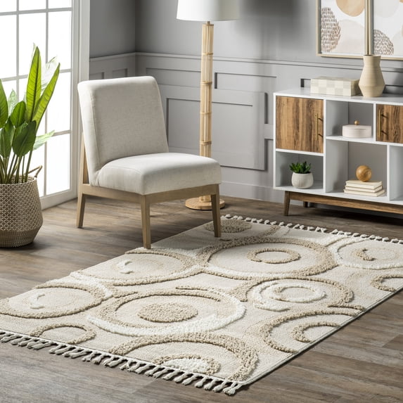 nuLOOM Area Rug, 5' x 7' 6", Ivory