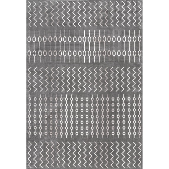 nuLOOM Area Rug, 5' x 8', Gray