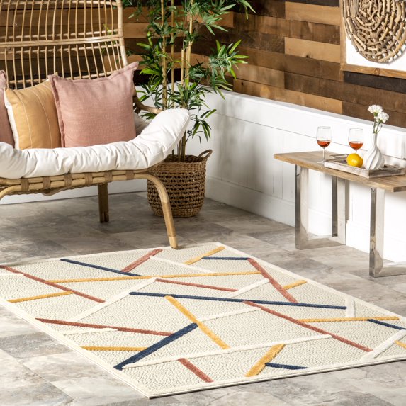 nuLOOM Area Rug, 6' 7" x 9', Beige
