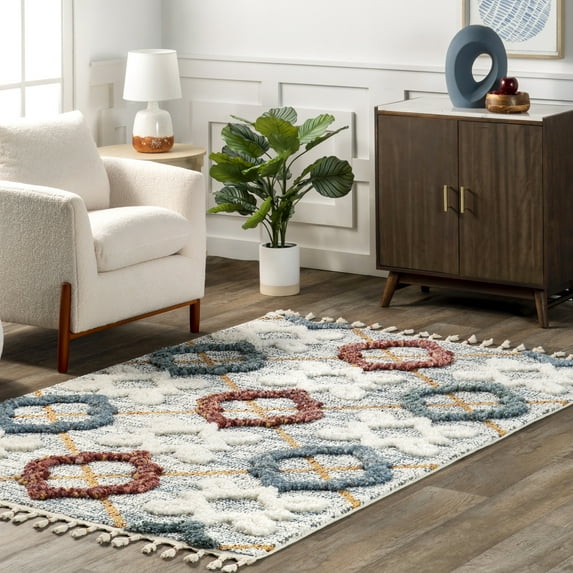 nuLOOM Area Rug, 6' 7" x 9', Gray