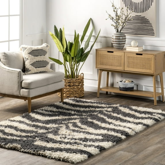 nuLOOM Area Rug, 6' 7" x 9', Ivory