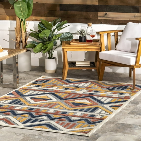 nuLOOM Area Rug, 8' x 10', Blue