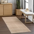 thumbnail image 1 of nuLOOM Argelia Solid Machine Washable Area Rug, 2' 6" x 8', Runner, Argelia Beige, 1 of 10
