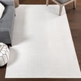 thumbnail image 1 of nuLOOM Argelia Solid Machine Washable Area Rug, 5' 3" x 8', Argelia Cream, 1 of 10