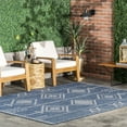 thumbnail image 1 of nuLOOM Aria Tribal Transitional Indoor/Outdoor Area Rug, 8' x 10', Blue, 1 of 2