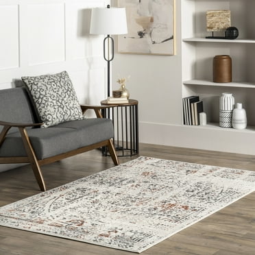 nuLOOM Arlena Vintage Traditional Area Rug, 4' x 6', Red