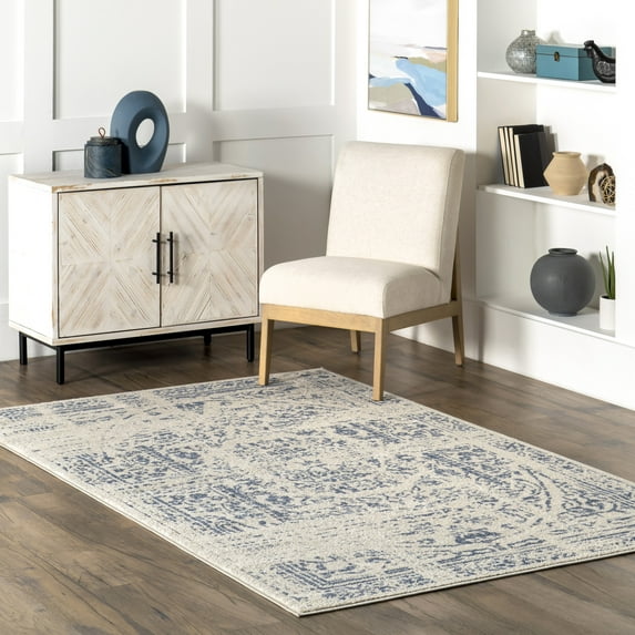 nuLOOM Arlena Vintage Traditional Area Rug, 5' x 8', Arlena Blue