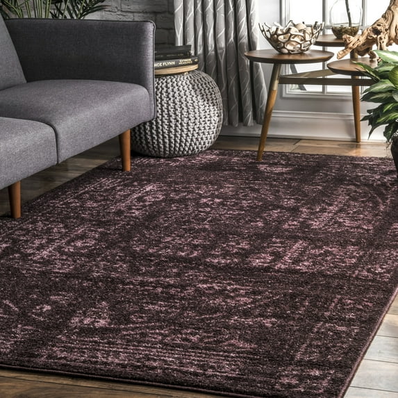 nuLOOM Arlena Vintage Traditional Area Rug, 3' x 5', Arlena Burgundy